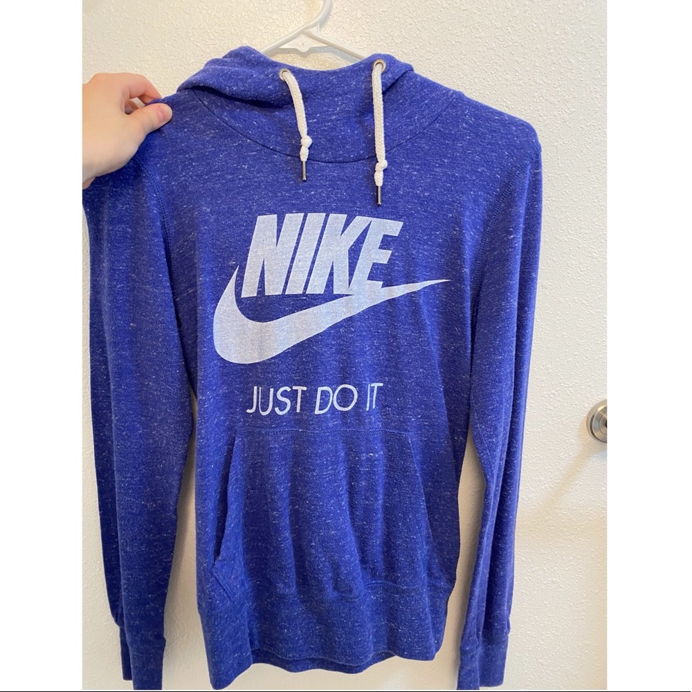 Royal Blue Nike Womens Sweatshirt Hoodie